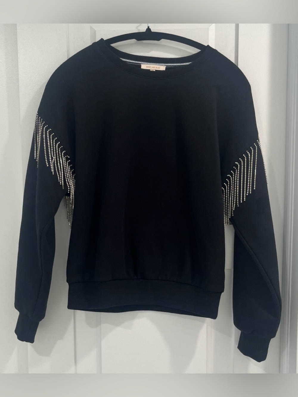 SKIES ARE BLUE Long-Sleeve Sweatshirt, Size XS